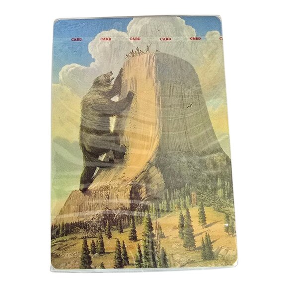 NEW Sealed America's First National Monument Devil's Tower Wyoming Playing Cards - Picture 2 of 9